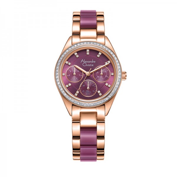 Alexandre Christie AC 2A60 Rosegold Purple BFBRGPU